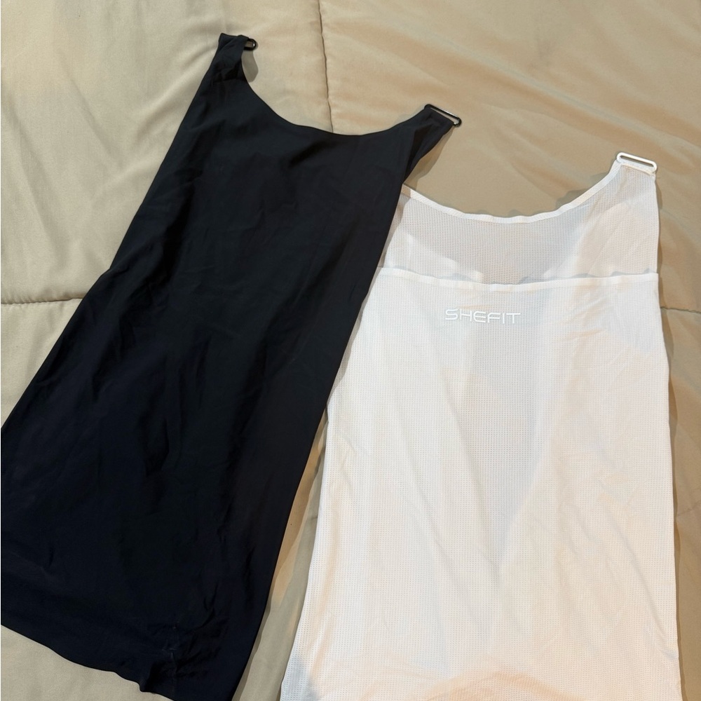 SHEFIT Black and White Tank Duo